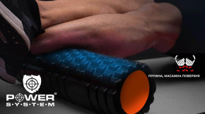   Power System Fitness Foam Roller PS-4050 Black/Orange 4