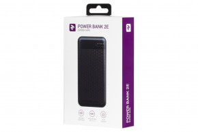   2 20000mAh, DC 5V, 2.1A, Type-C, MicroUSB, USB-, black (2E-PB2004-BLACK) 4