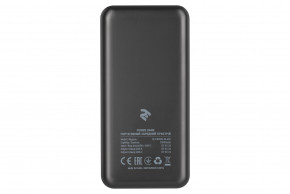   2 20000mAh, DC 5V, 2.1A, Type-C, MicroUSB, USB-, black (2E-PB2004-BLACK) 7