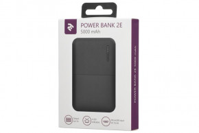  2E 5000mAh 2USB 2.1A Black (2E-PB500B-BLACK) 5