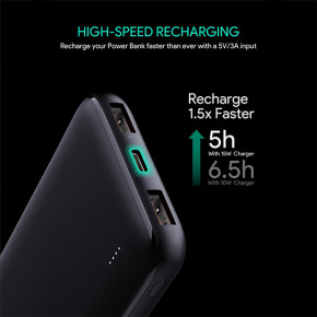 Power Bank Aukey PB-N73 10000mAH 12W Black 6