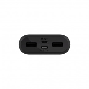    Belkin 10000mAh, 15W Dual USB-A, USB-C, black (F8J267BTBLK) 5