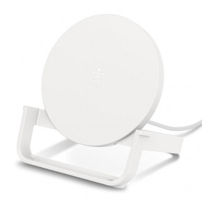    Belkin Stand Wireless Charging Qi, 10W, white (WIB001VFWH)