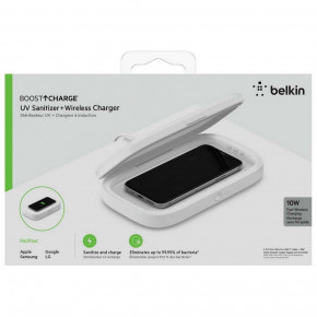 UV-     Belkin Wireless Charging Qi, 10W (WIZ011VFWH) 6