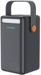     Choetech 50000mAh, PD3.0 65W USB-C, QC3.0, 3USB-A 18W, mirco USB, Li-pol LED Light,  (B664-CCBE)