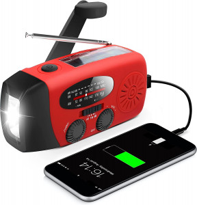    DaringSnail  Red      AM / FM NOAA      Power Bank  2000 ,   USB   