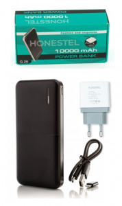   Honestel G26 Power Bank 10000mAh black 6