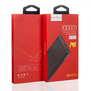 Power bank Koni Strong KS01 10000 mAh |PD/QC3.0, 3A, 1Type-C/1USB| black 3