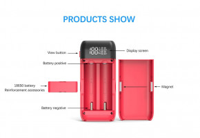  Power Bank Liitokala Lii-MP2 Red, 2x18650-21700, QC PD, LCD, Box 6