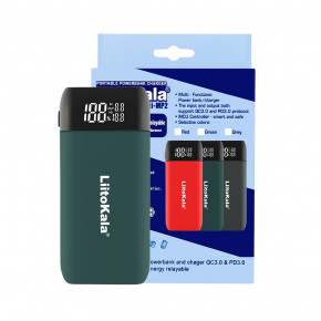  Power Bank Liitokala Lii-MP2 Green, 2x18650-21700, QC PD, LCD, Box 5