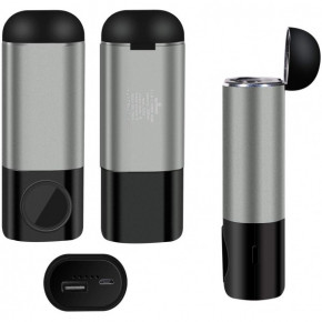 Power Bank TTech 3 in 1 wireless  Airpods, Apple Watch, USB 5200 mAh Gray (BS-000066446) 3