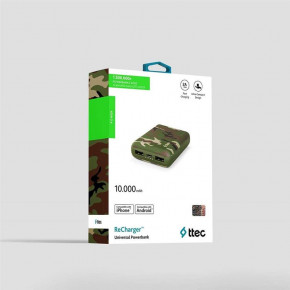    Ttec 10000mAh ReCharger Green Camouflage (2BB156YK) 7