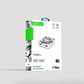    Ttec 10000mAh ReCharger White Camouflage (2BB156BK) 7