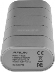   Arun Y302S 5000 mAh Silver 6