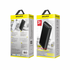 Power Bank Awei P96K 2USB 20000mAh Black