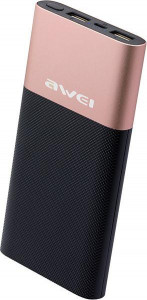   Awei P53K 10000mAh Power Bank Rose Golg 4