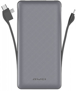   Awei P62K with cable 20000mAh Li-Polimer Grey