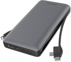   Awei P62K with cable 20000mAh Li-Polimer Grey 3