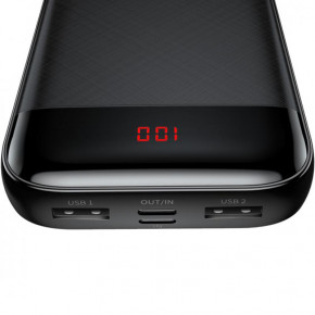  Power Bank Baseus Mini Cu Digital LCD 20000mAh Black (PPALL-CKU01)