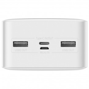    Power Bank Baseus Bipow PPDML-K02 White 30000mAh 4