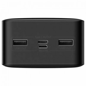 Power Bank Baseus Bipow 15W 30000mAh, 2xUSB, USB-C Black 4