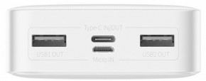   Baseus Bipow 20000mAh PD/15W white (PPDML-J02) 5