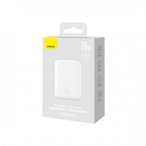   Baseus Magnetic Wireless Charging 20W 6000mAh white (PPCX020002) 7