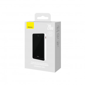   Baseus Magnetic Wireless 10000 mAh White (PPCX000202) 10