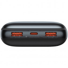  Baseus Bipow Pro 20000mAh 22.5W, 2USB-A QC3.0, In USB-C Li-pol, Display + Cable, black (PPBD030001#) 6