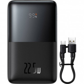  Baseus Bipow Pro 20000mAh 22.5W, 2USB-A QC3.0, In USB-C Li-pol, Display + Cable, black (PPBD030001#) 9