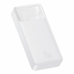  Baseus Bipow Digital Display Power Bank 20000mAh 15W White Overseas Edition