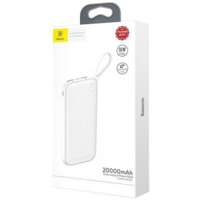  Baseus 20000mAh 3USB 3A White (PPKC-A02) 3