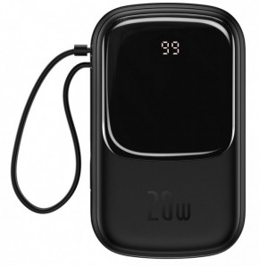   Baseus Qpow Digital Display 20000mAh 20W (  Lightning) (PPQD-H01) Black