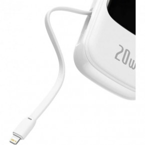   Baseus Qpow Digital Display 20000mAh 20W (Lightning cable) (PPQD-H02) White 5