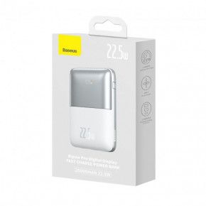  BASEUS Bipow Pro Digital Display Fast Charge Power Bank 20000mAh |2USB/Type-C, QC/PD, 22.5W/3A| (PPBD030001)  4