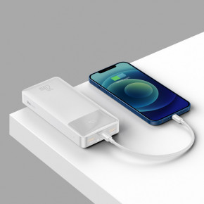    Power Bank BASEUS Bipow PPDML-M02 20000mAh, 2USB, Type-C, PD, QC, 20W, 3A,  6