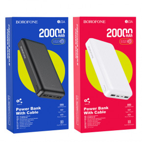   Borofone BJ3A Minimalist 20000 mAh Black (BJ3AB) 4