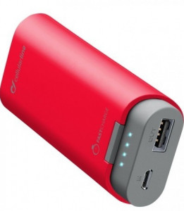  Power Bank Cellularline FreePower 5200mAh 1USB 2A Red (FREEP5200R) 4