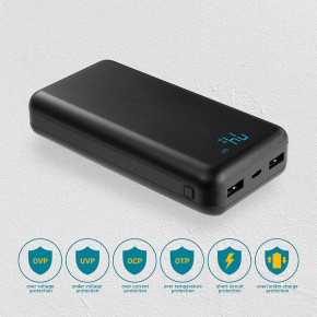  Power Bank everActive EB-L20k Black, 20000mAh, LED, 5V/2A, Box 8