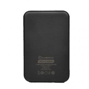  Florence T-Win 5000mAh 2USB 2A Black (FL-3001-K)