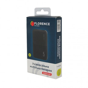  Florence T-Win 5000mAh 2USB 2A Black (FL-3001-K) 3