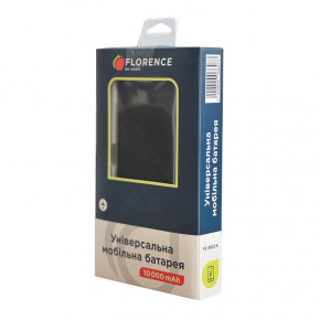  Florence Energy 10000mAh 2USB 2A Black (FL-3022-K) 4