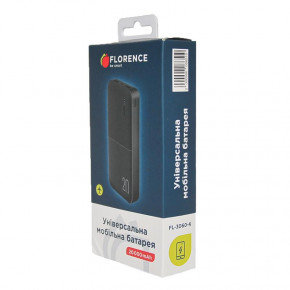  Florence T-Win 20000mAh 2USB 2A Black (FL-3060-K) 4