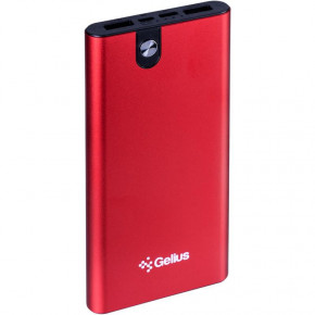  Power Bank Gelius Pro Edge GP-PB10-013 2USB 2A Type-C 10000mAh Red 6