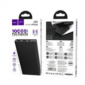 Power bank Hoco J55 10000 mAh |2USB/Type-C/2A/37Wh|  6