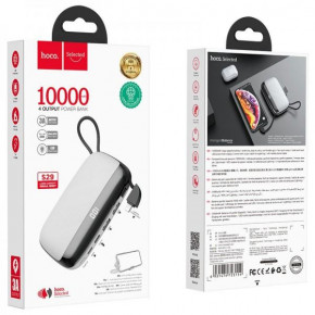 Power bank   Lightning Hoco S29 10000 mAh |2USB/1Type-C/3A|  4