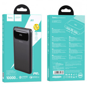   Hoco J81 Fast Way 10000 mAh Black (6931474751782) 7