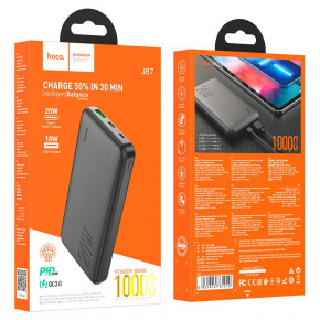  Hoco J87 Tacker 10000 mAh 20 W Black (6931474761019) 7