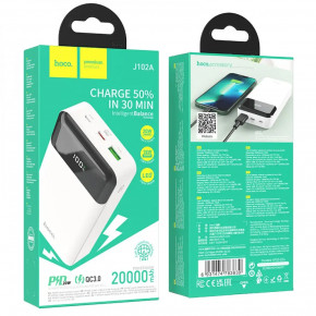  Hoco J102A Cool figure 20000 mAh 20 W White (6931474783639) 5