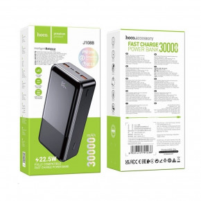  Hoco J108B Universe 30000 mAh 22,5 W Black (6931474791238) 6